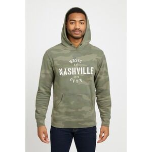 Blue 84 Nashville City Camo Hoodie – Medium Size Stylish Streetwear